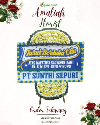 Papan Bunga Duka di Pekayon