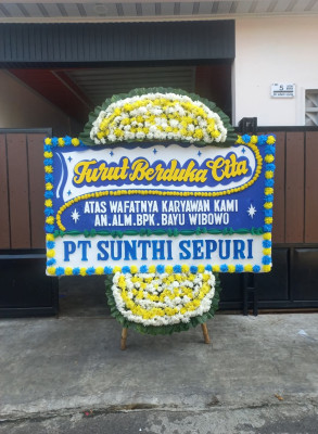 Papan Bunga Duka di Pekayon
